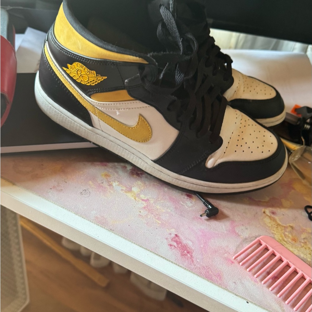 Jordan Black High-Top Sneakers